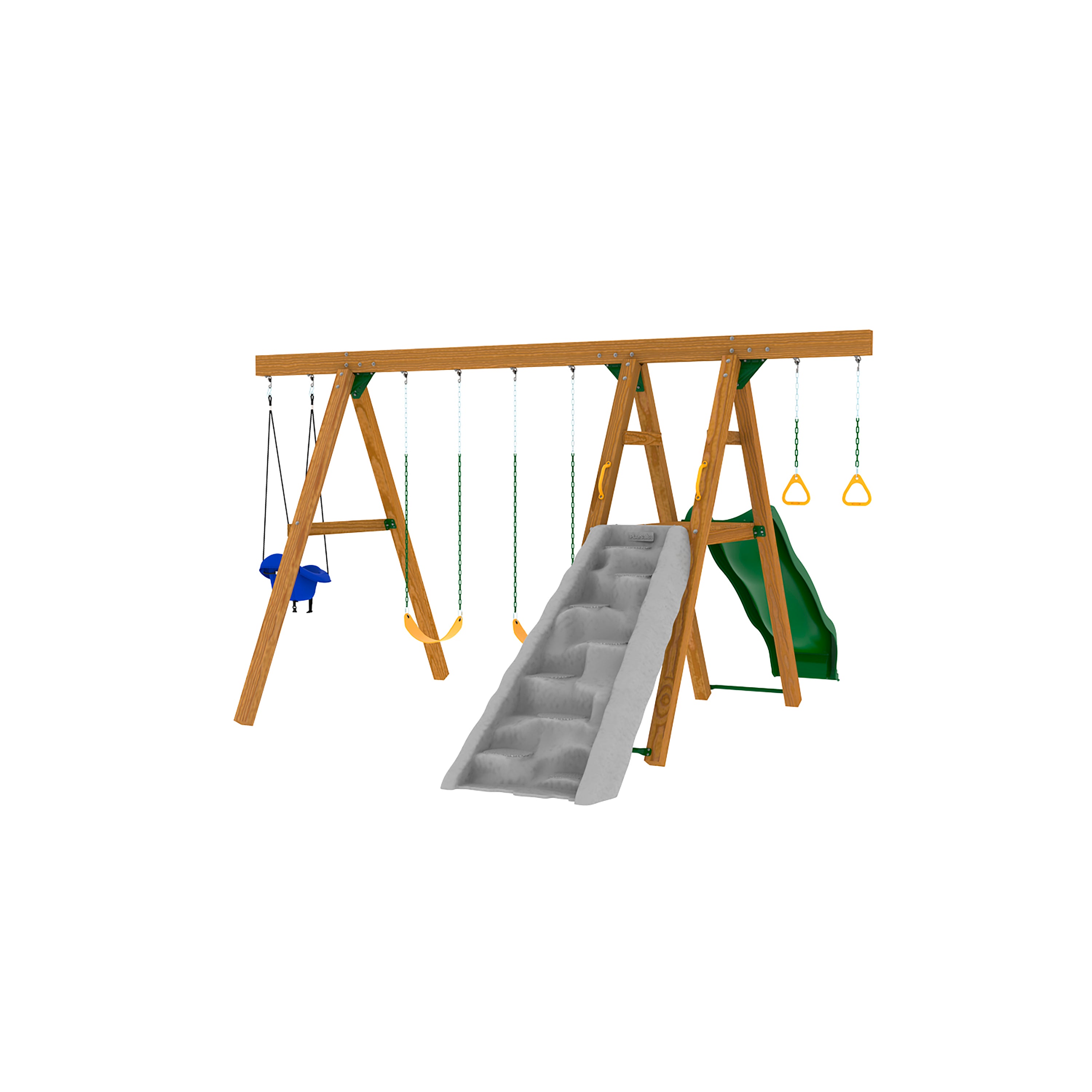 Mesa Gold Swing Set | 8 Activities