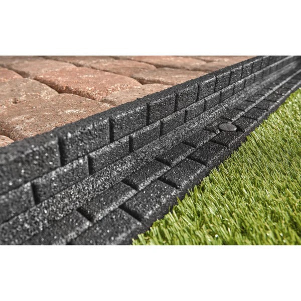PLAYSAFER L Shape Rubber Border - Brick