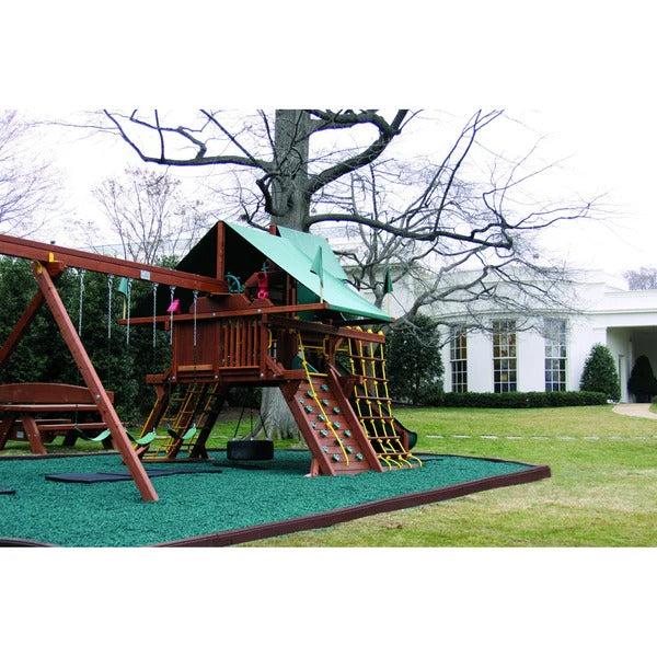 PLAYSAFER Landscape Rubber Mulch Green