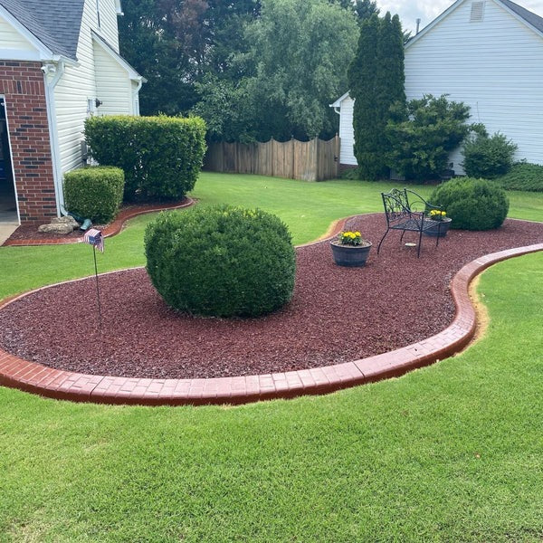 PLAYSAFER Landscape Rubber Mulch Terra Cotta Red