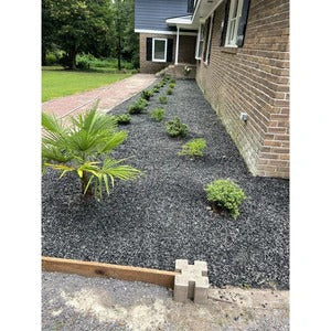 PLAYSAFER Landscape Rubber Mulch Unpainted Black