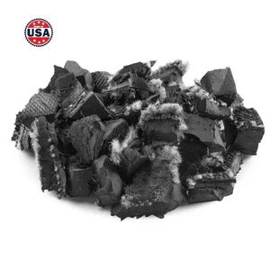PLAYSAFER Landscape Rubber Mulch Unpainted Black