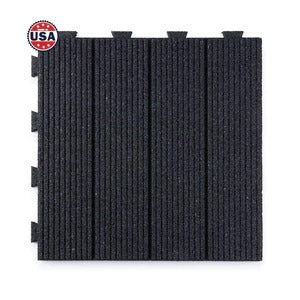 PLAYSAFER Linear Interlocking Rubber Paver Tile