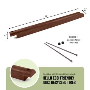 PLAYSAFER Residential Rubber Border