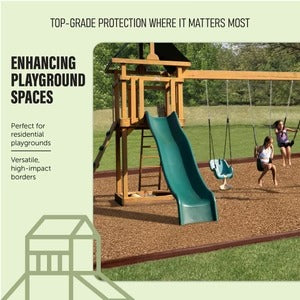 PLAYSAFER Residential Rubber Border