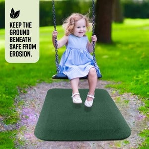 PLAYSAFER Residential Rubber Swing/Slide Mat