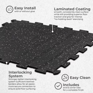 PLAYSAFER Rubber Lock Tile - Geneflex