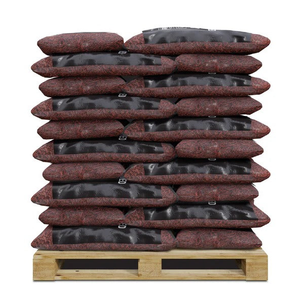 PLAYSAFER Shredded Rubber Mulch Red