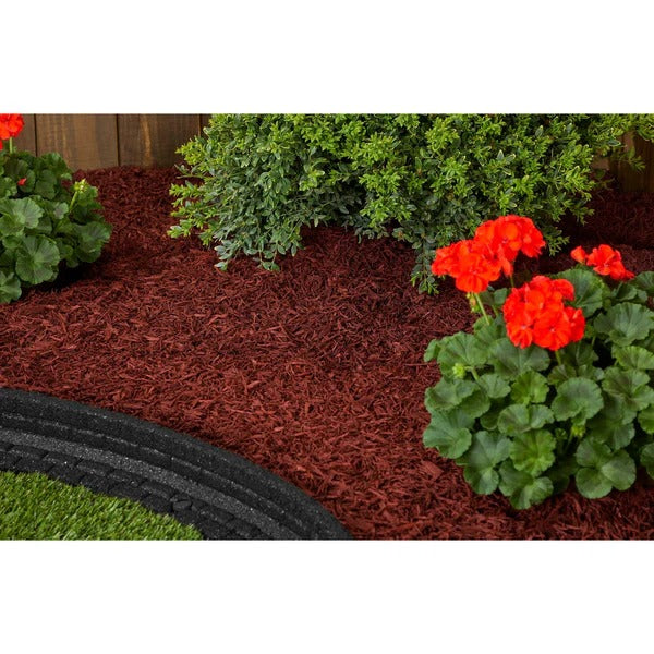 PLAYSAFER Shredded Rubber Mulch Red
