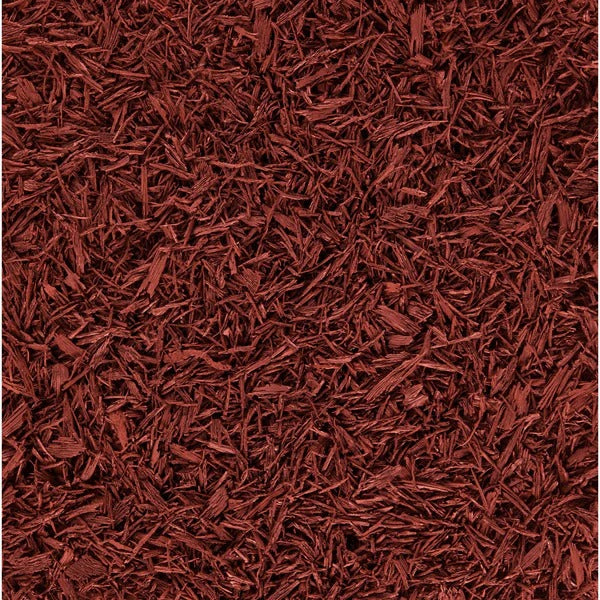 PLAYSAFER Shredded Rubber Mulch Red