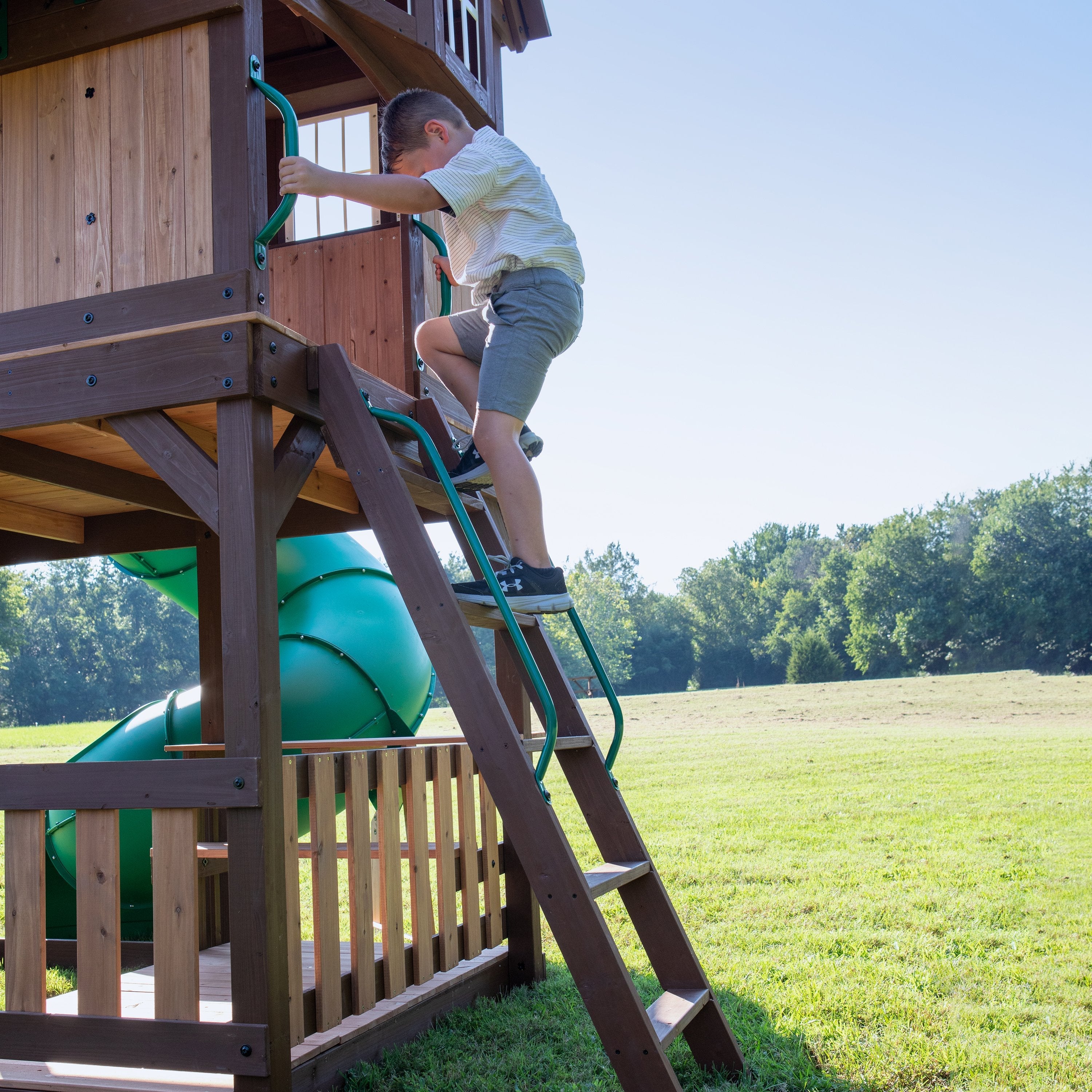 Skyfort II With Spiral Tube Slide
