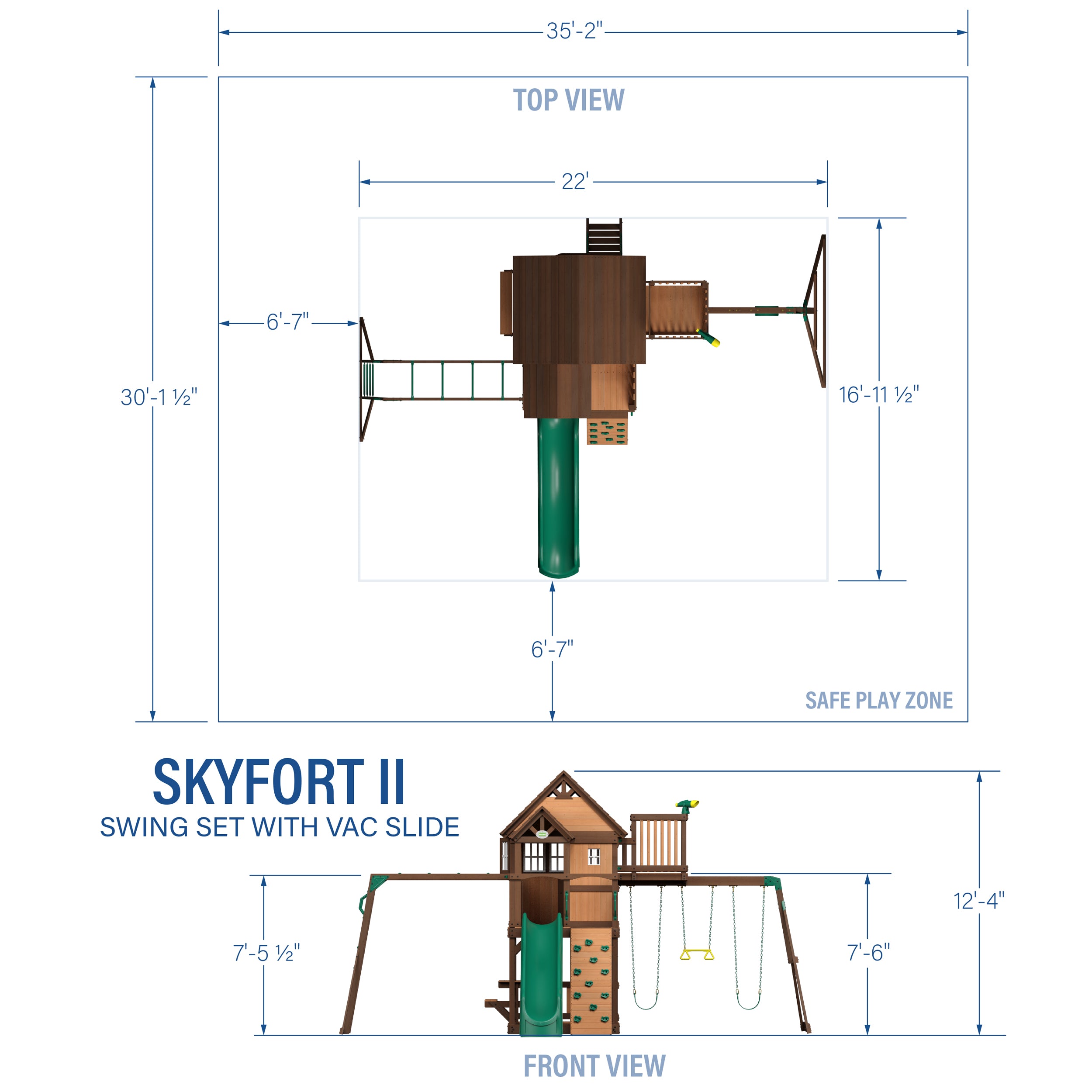 Skyfort II with Wave Slide