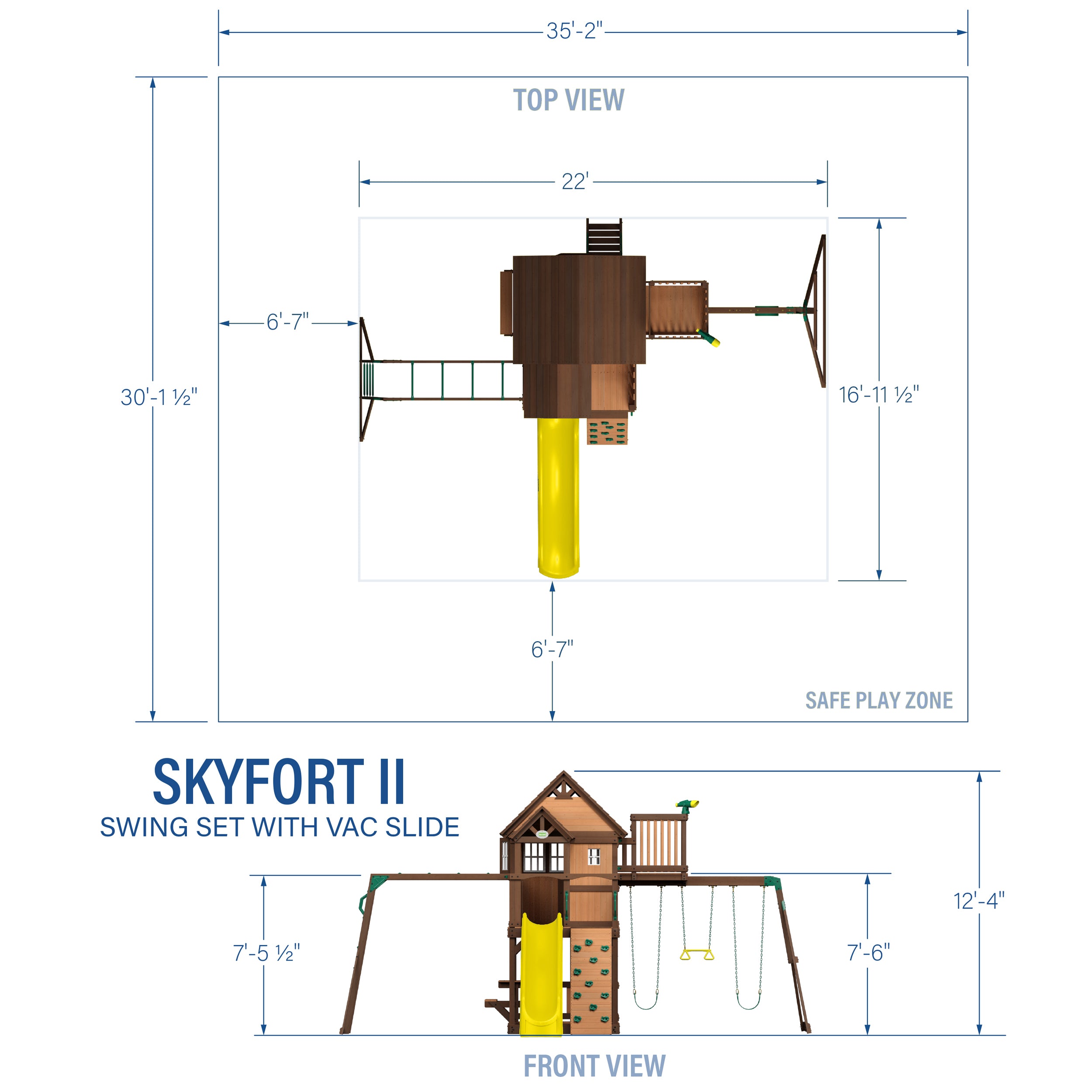 Skyfort II with Wave Slide