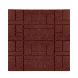 PLAYSAFER SquareScape Interlocking Rubber Paver Tile