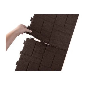 PLAYSAFER SquareScape Interlocking Rubber Paver Tile