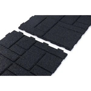 PLAYSAFER SquareScape Interlocking Rubber Paver Tile