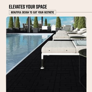 PLAYSAFER SquareScape Interlocking Rubber Paver Tile