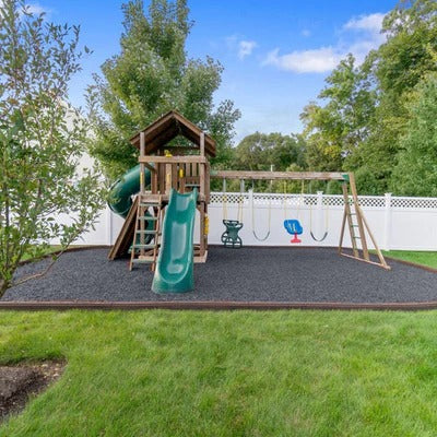 PLAYSAFER Rubber Mulch Stone