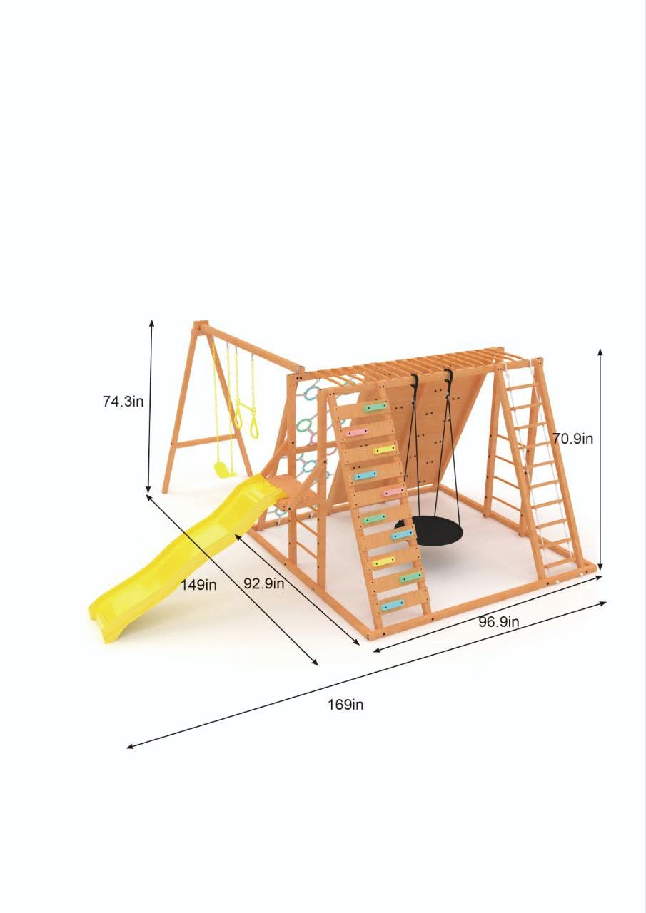 Sycamore | Outdoor Sensory Swing Set & Jungle Gym