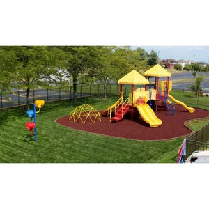 PLAYSAFER Rubber Mulch Terra Cotta Red