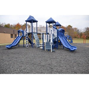 PLAYSAFER Rubber Mulch Unpainted Black