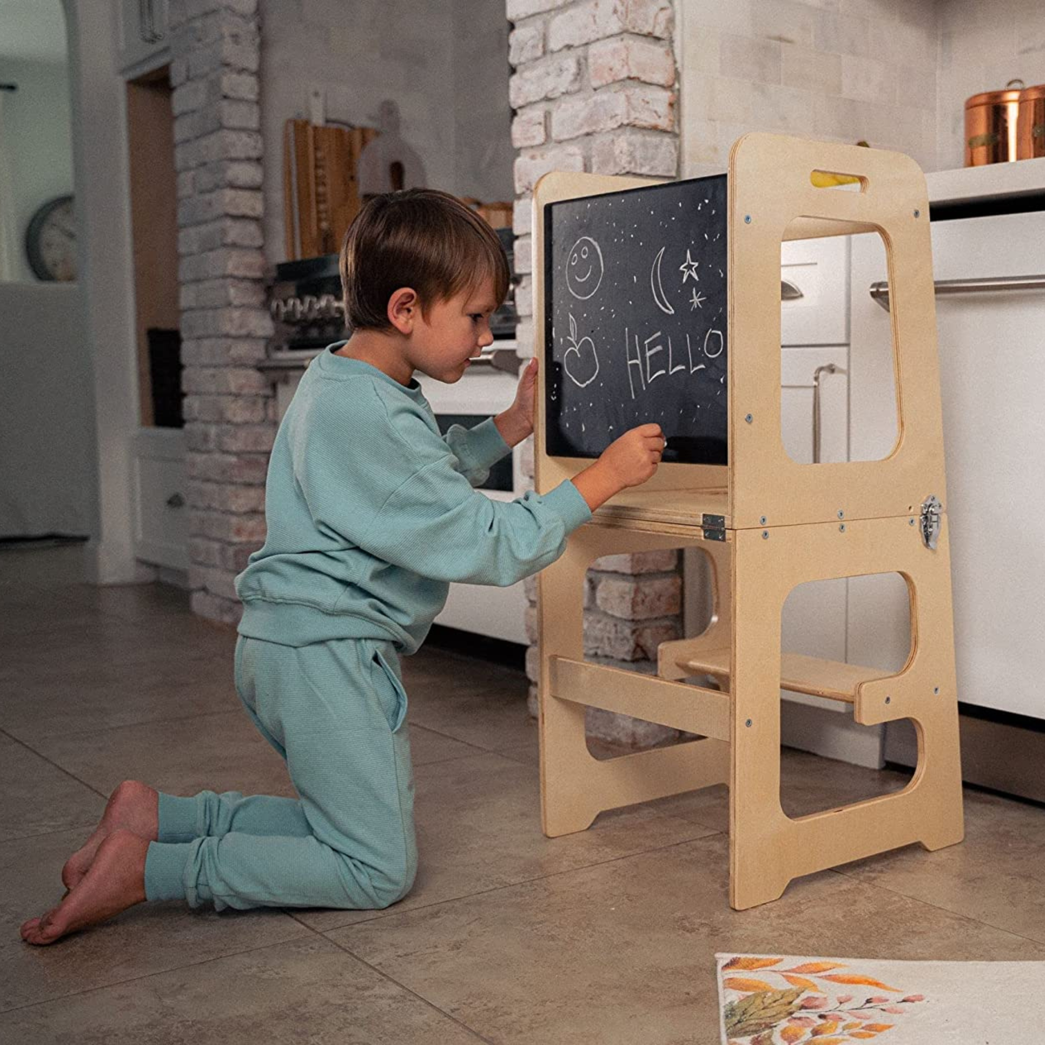Date | 4-in-1 Kitchen Tower & Desk
