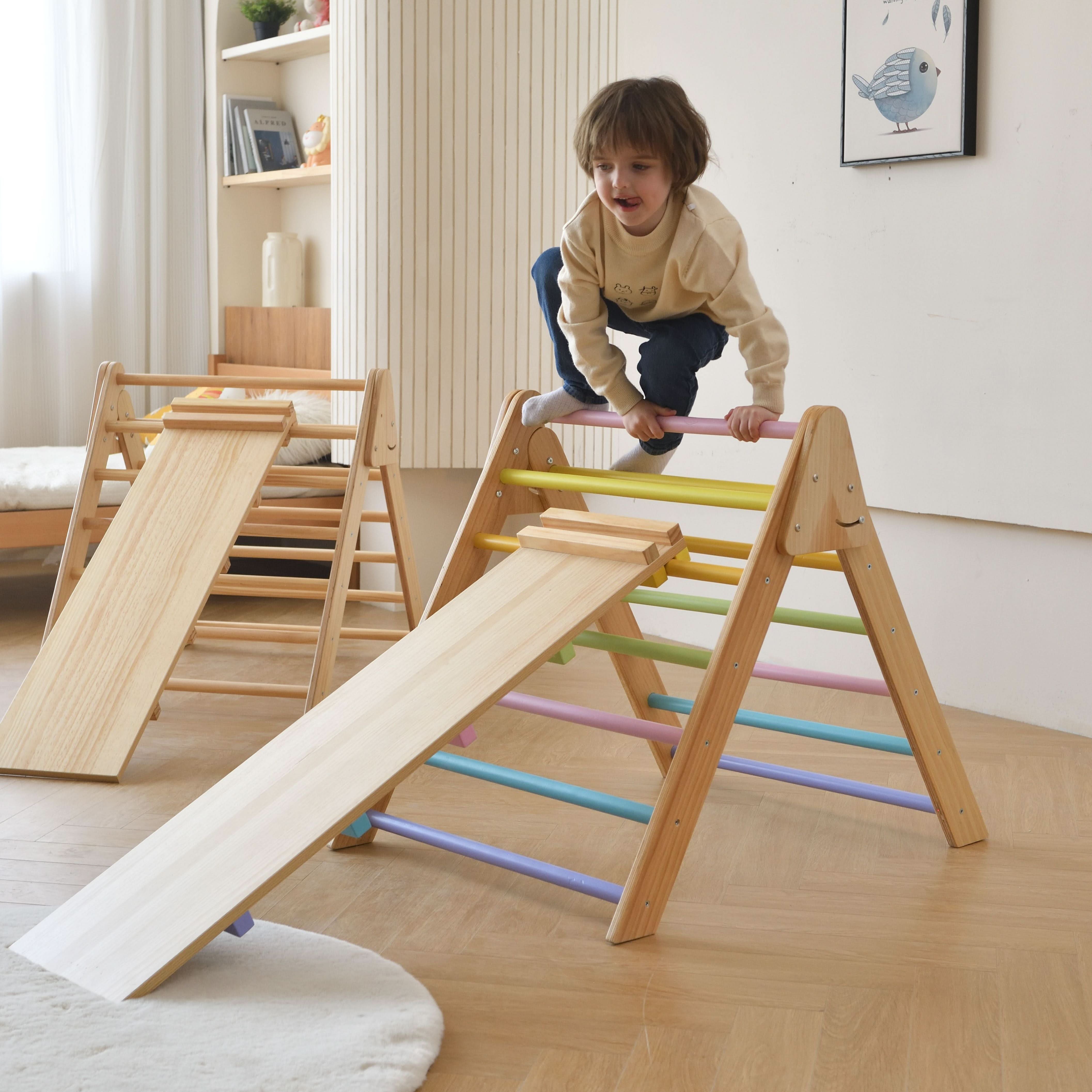 Olive - Pikler Triangle Ladder and Climber Slide - Multiple Sizes