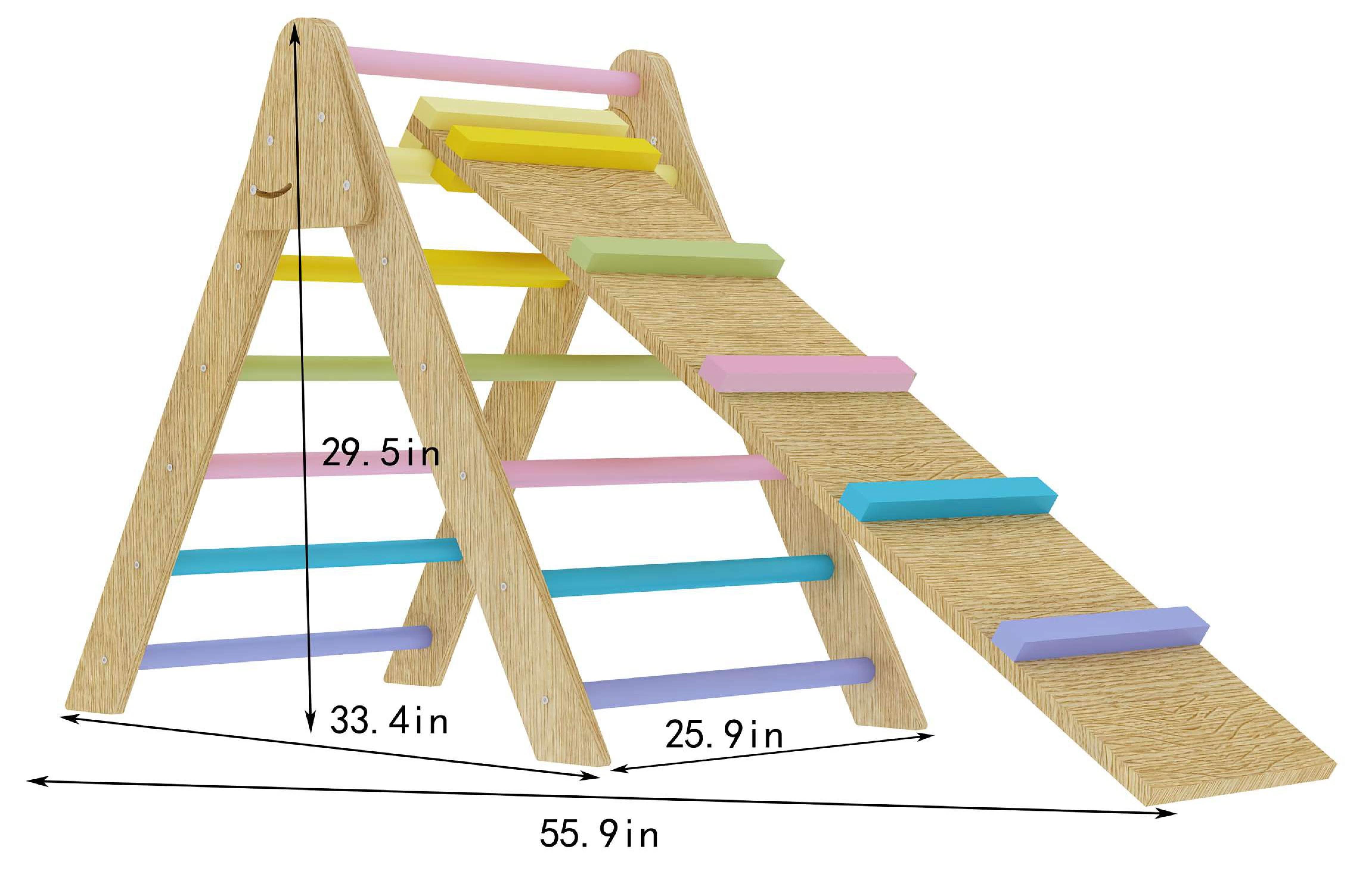 Olive - Pikler Triangle Ladder and Climber Slide - Multiple Sizes