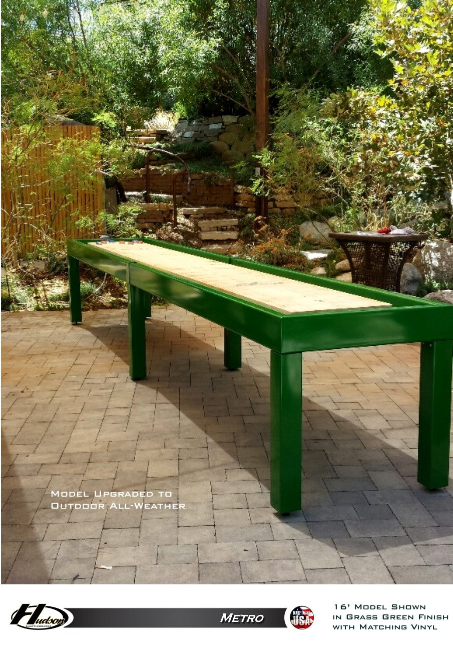 Hudson Metro Shuffleboard 9'-22' with Custom Finish Options