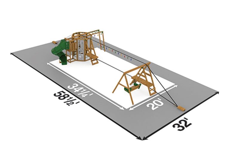 Ninja Power Tower Gold Playset